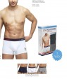 Набор труcов 3 пары.80155./WHITE/DARK BLUE