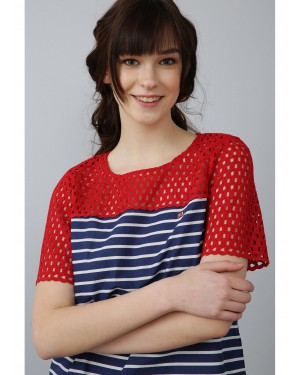 Футболка с кружевом G082SZ004.601699